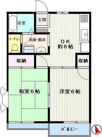 サンクリード高幡の物件間取画像